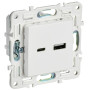 SKANDY Розетка USB A+C 18Вт SK-R13W арктический белый