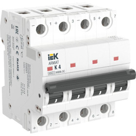 ARMAT Авт. выкл. M06N-DC 4P K 4А IEK