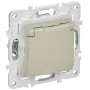 SKANDY Розетка з/к/ш кр. 16А IP44 SK-R11B бежевый