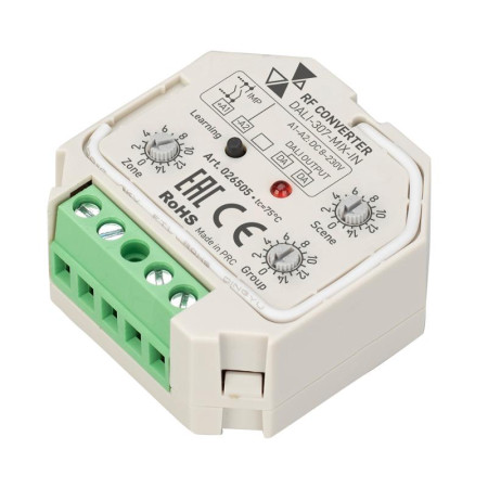 INTELLIGENT ARLIGHT Конвертер RF-сигнала DALI-307-MIX-IN (DALI-BUS, RF, PUSH)
