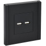 FORTE&PIANO Розетка USB A+A 3,1А FP149 черный