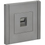 FORTE&PIANO Розетка комп. RJ45 кат.6 FP531 сталь