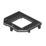 Накладка монтажной коробки GB2/3 1xModul45 61x76 мм (полиамид,черный)