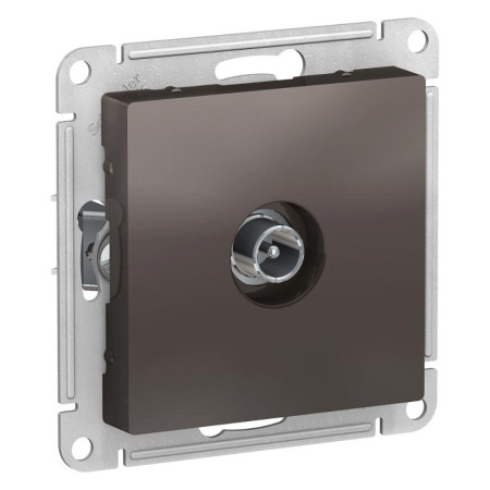 AtlasDesign Мокко Розетка TV проходная 4DB, механизм