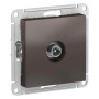 AtlasDesign Мокко Розетка TV проходная 4DB, механизм