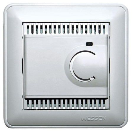 W59 Слоновая кость Регулятор теплого пола с датчиком +5 до +50°C, 10А (в сборе)