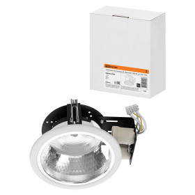 Светильник встраиваемый под лампу ЛВО 03 Downlight 2х15Вт КЛЛ Е27 IP20