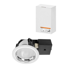 Светильник встраиваемый под лампу ЛВО 04 Downlight 2х20Вт КЛЛ Е27 IP20