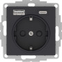 AtlasDesign Карбон Розетка 16А c 2 USB A+С механизм