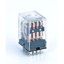 Промежуточное реле 4 конт. с LED инд. 3А 6В DC ПР-102