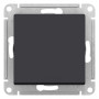 AtlasDesign Aqua Карбон Переключатель 1-клавишный IP44, сх.6, 10АХ, механизм