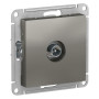 AtlasDesign Сталь Розетка TV проходная 4DB, механизм