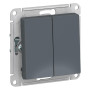 AtlasDesign Грифель Переключатель 2-клавишный сх.6, 10АХ, механизм