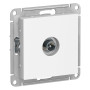 AtlasDesign Белый Розетка TV проходная 4DB, механизм