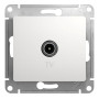 Glossa Белый TV Розетка оконечная 1DB