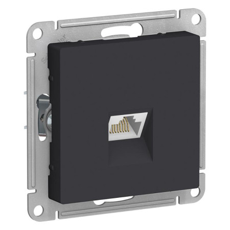 AtlasDesign Карбон Розетка компьютерная RJ45, механизм