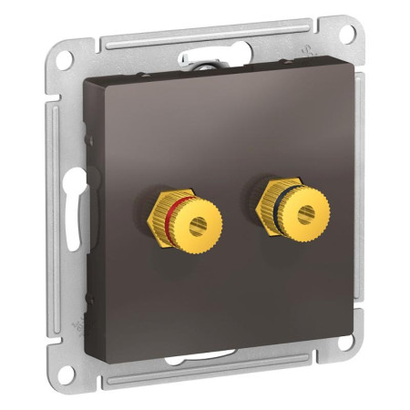 AtlasDesign Мокко АудиоРозетка двухместная