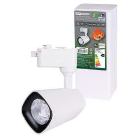 Светильник трековый однофазный LED TRL-02-025-NW 25 Вт, 24°, 4000 К, 90 Ra, белый,