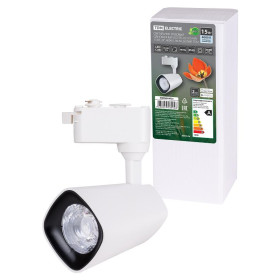 Светильник трековый однофазный LED TRL-02-015-NW 15 Вт, 24°, 4000 К, 90 Ra, белый,