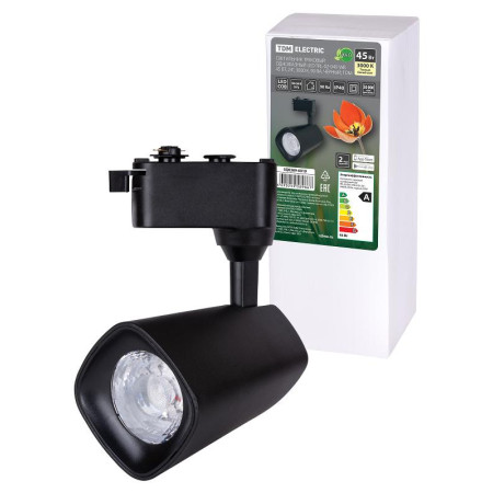 Светильник трековый однофазный LED TRL-02-045-WB 45 Вт, 24°, 3000 К, 90 Ra, черный,