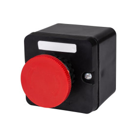 ПКЕ 222-1 красный гриб с фиксацией IP54