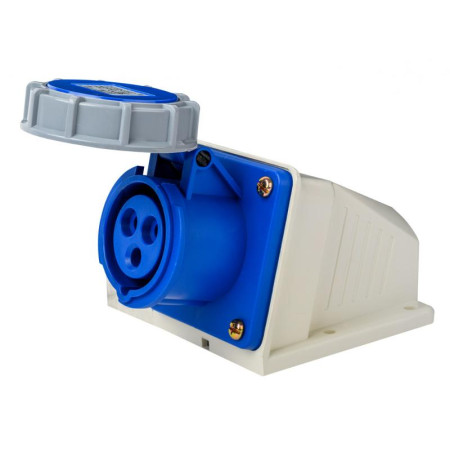 Розетка стац. 2Р+РЕ 32А 220В IP67 РС-103