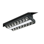 Светильник светодиодный трековый PTR 2260R 1F2S 60w 3000K 60°,120°,60° BL (чёрный) 280mm IP40
