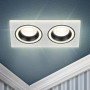 Светильник встраиваемый декоративный DK92 WH/BK MR16/GU5.3 белый/черный