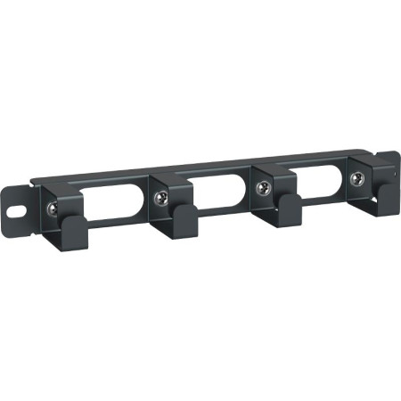 ITK Каб. орг. 10" 1U 4 кольца для шкафа 10" LINEA WS черный