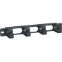 ITK Каб. орг. 10" 1U 4 кольца для шкафа 10" LINEA WS черный