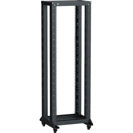 ITK LINEA F Стойка 2-рамная на рол. 42U 600х600мм черная