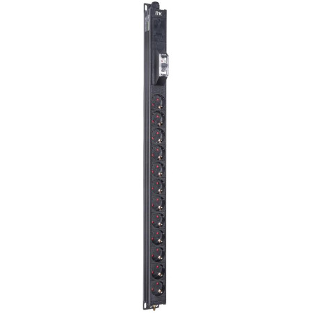 BASE PDU PV0111 18U 1ф 16А 12SCHUKO 2,6м SCHUKO