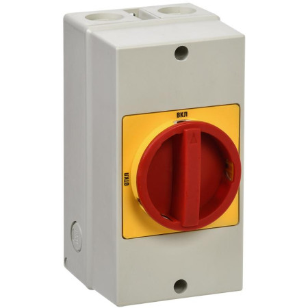 Переключатель кулачковый ПКП10-13 /K 10А "откл-вкл" 3Р/400В IP54
