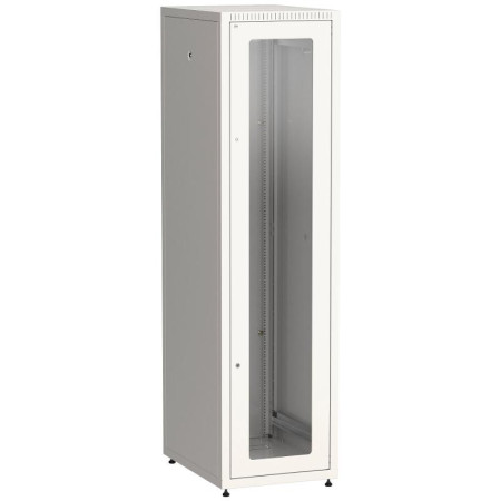 Шкаф LINEA E 33U 600х800мм двери 2шт стек. и метал. сер.
