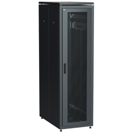 Шкаф сетевой 19" LINEA N 38U 600х1000 мм перфорированная передняя дверь черный