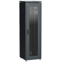 Шкаф сетевой 19" LINEA N 47U 600х800 мм стеклянная передняя дверь черный