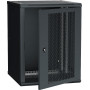 Шкаф LINEA W 12U 600x600 мм дверь перфорированная, RAL9005