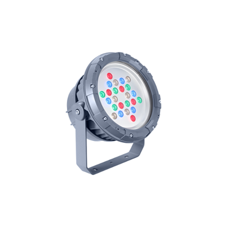 Прожектор светодиодный архитектурный BVP323 24LED RGB 220V 45 DMX
