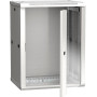 Шкаф LINEA W 12U 600x450 мм дверь стекло, RAL7035