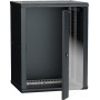 Шкаф LINEA W 12U 600x450 мм дверь стекло, RAL9005