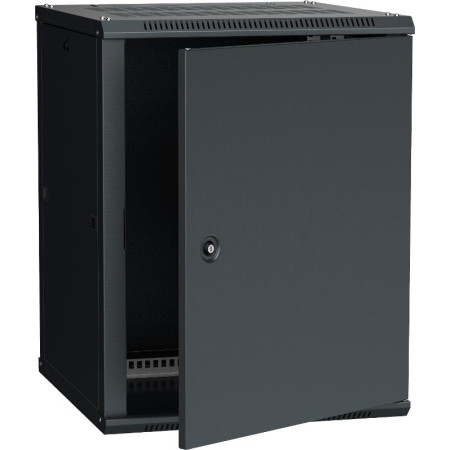 Шкаф LINEA W 15U 600x600 мм дверь металл, RAL9005