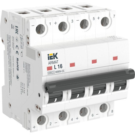 ARMAT Авт. выкл. M06N-DC 4P L 16А IEK