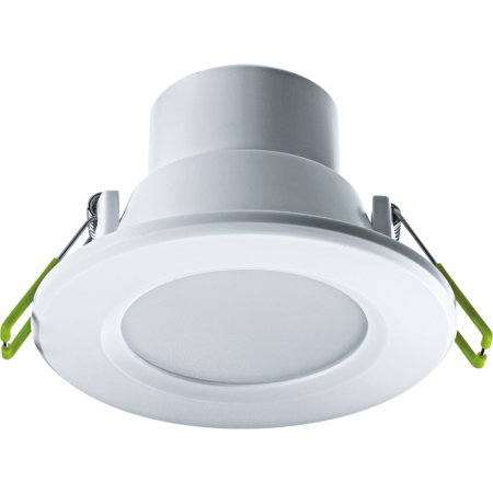 Светильник светодиодный ДВО NDL-P1-6W-830-WH-LED (аналог R63 60 Вт)(d100) 6Вт 3000К IP44 опал