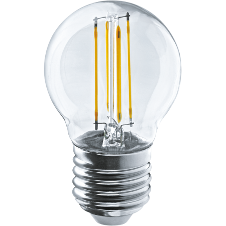 Лампа светодиодная LED 4Вт Е27 230В 4000К NLL-F-G45-4-230-4K-E27 шарик прозрачный