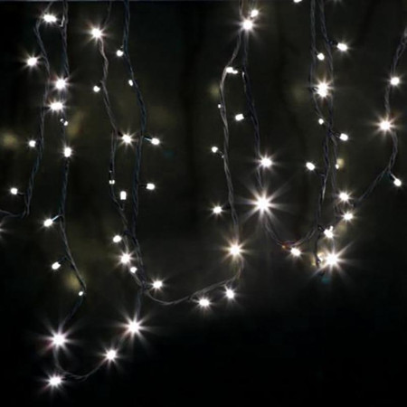 Гирлянда модульная  "Дюраплей LED"  12м  120 LED  черный каучук ТЕПЛЫЙ БЕЛЫЙ