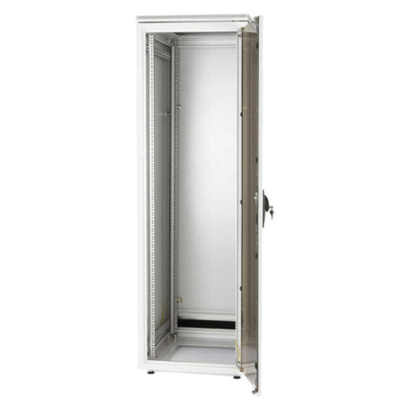 Шкаф напольный WZ-SZBD-001-ZCAA-11-0000-011 19",SZBD,45U,2096x800х1000мм,стек.дв.c мет.вст.,крыша тип1,ножки 4 шт.,сер.(RAL 7035