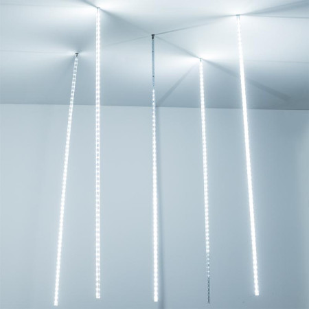 Светодиодная гирлянда ARD-ICEFALL-CLASSIC-D12-1000-5PCS-CLEAR-120LED-LIVE WHITE (230V, 11W)