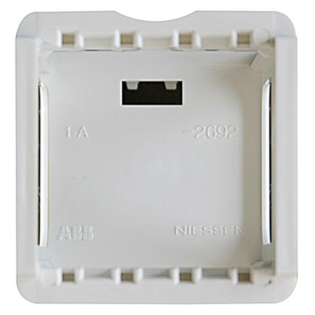 ABB Zenit Альп. белый Адаптер для установки на DIN-рейку, 2-модульный