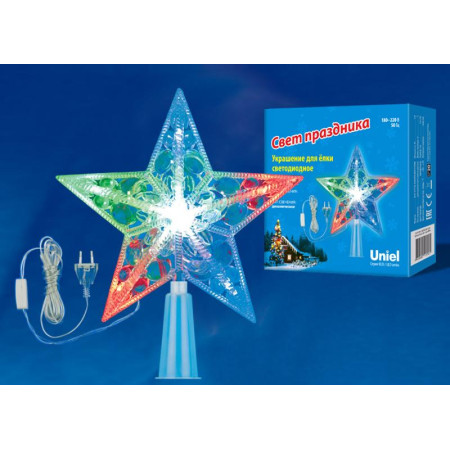 Украшение для елки светодиодное ULD-H1516-010/DTA MULTI STAR
