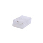 Коннекторы для светодиодной ленты 220В 5050 12-14мм, 2 контакта UTC-Q220 K12/B67-NNN CLEAR 025 POLYBAG прозрачный, 25 шт/упак